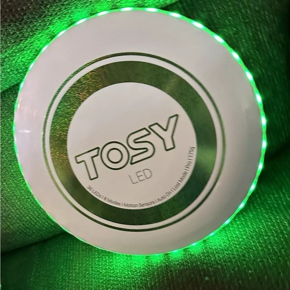 TOSY Green Flying Disc 36 LEDs Frisbee Extremely Bright Flying Disc Smart Modes - Picture 5 of 10